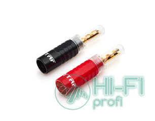 Разъемы для акустических кабелей TTAF 93405 Banana Black/Red, пара