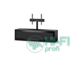 ТВ тумба с кронштейном Sonorous STA 161 черный корпус/фасад чёрное стекло