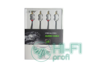 Кабель межблочный готовый TTAF Nano 2 RCA - 2 RCA Audio 1,5 m