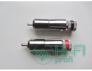 Разъемы для межблочных кабелей TTAF RCA 93200/201 Professional Rhodium, пара