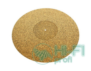 Мат из пробкового дерева для опорного диска винилового проигрывателя Tonar Cork-Rubber Mat art.5974