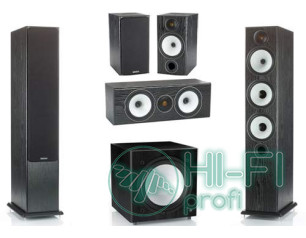 Комплект акустики 5.1 Monitor Audio BX6 black oak + сабвуфер BXW10