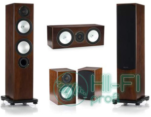 Комплект акустики 5.0 Monitor Audio Silver 6 walnut