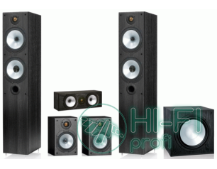Комплект акустики 5.1 Monitor Audio MR4 + сабвуфер MRW-10 black