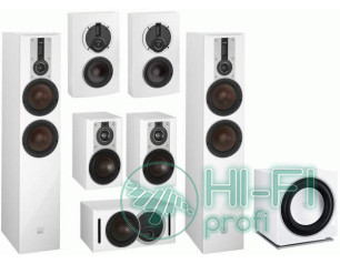 Комплект акустики 7.1 Dali Opticon 6 set + сабвуфер Dali SUB E-12F White