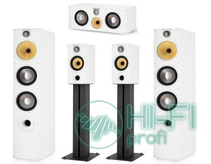Комплект акустики 5.0 B&W 683 S2 set Matte White