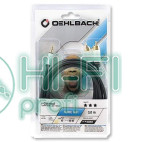 Кабель Mini-Jack - 2RCA Oehlbach 60002 i Connect jack to 2 RCA Set 1,5m black фото 2