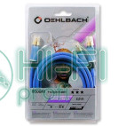 Кабель сабвуферный Oehlbach 22702 BOOOM! Y-Adapter cable 2,00m blue фото 2
