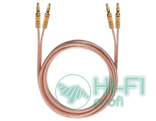 Кабель акустичний готовий Oehlbach 10781 Crystal Wire B40 2x4,0mm Banana B3 2,50m