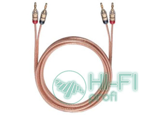 Кабель акустичний готовий Oehlbach 10785 Crystal Wire B60 2x6mm Banana Solu 3,00m