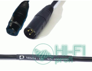 Кабель аналоговый балансный XLR Purist Vesta XLR, 1m