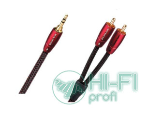 Кабель межблочный готовый AUDIOQUEST Golden Gate (3,5mm-2RCA) 0,6м