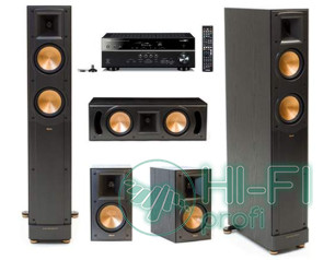Домашний кинотеатр Акустика 5.0 KLIPSCH RF-62 + AV-ресивер Yamaha RX-V577