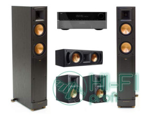 Домашний кинотеатр Акустика 5.0 KLIPSCH RF-52 + AV-ресивер Yamaha RX-V477