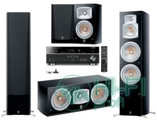Домашний кинотеатр Акустика 5.0 Yamaha NS-555 + AV-ресивер Yamaha RX-V483