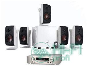 Домашний кинотеатр Акустика 5.1 Dali Fazon 5.1-1 white + AV-ресивер Marantz NR-1..