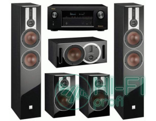 Домашний кинотеатр 5.0 Dali Opticon 6 + AV ресивер Denon AVR-X2500H