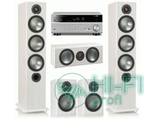 Домашний кинотеатр Monitor Audio Bronze 6 white + Yamaha RX-V479