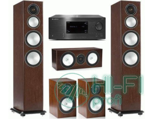 Домашний кинотеатр 5.0 Monitor Audio Silver 8 + AV-ресивер Cambridge Audio CXR12..