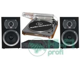 Стерео комплект Винил Audio-Technica AT-LP60USB + Topaz 5 + Heco Victa 201