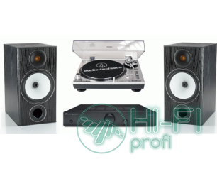 Стерео комплект Винил Audio-Technica AT-LP120USB + усилитель Denon PMA-520 + Monitor Audio Bronze 2
