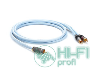 Сабвуферный кабель Supra Y-LINK 1RCA-2RCA BLUE 2M
