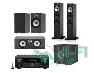 Комплект AV-ресивер Denon AVC-X4700H акустика Bowers & Wilkins серия 600