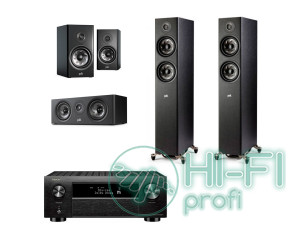 Комплект AV-ресивера Denon AVC-X4800H акустика Polk Audio Reserve