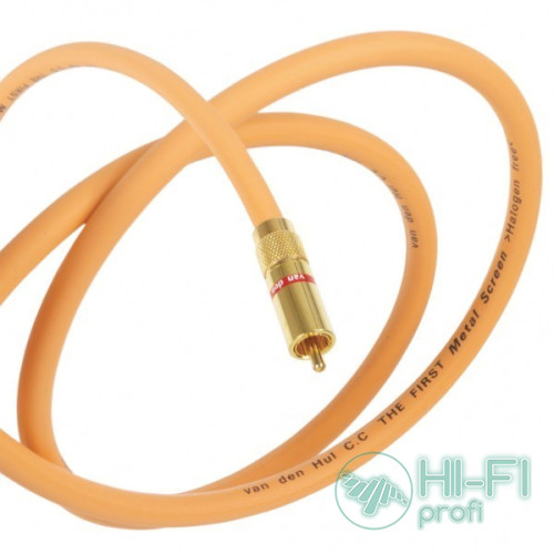 Межблочный кабель RCA VAN DEN HUL First Metal Screen 0,8 m (pair)