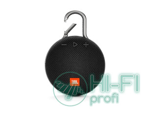 Портативные колонки Hi Fi JBL MULTIMEDIA JBLCLIP3BLK