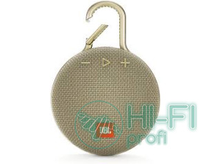 Портативные колонки Hi Fi JBL MULTIMEDIA JBLCLIP3SAND