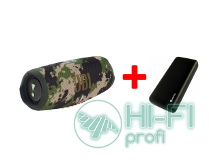 Портативные колонки Hi Fi JBL MULTIMEDIA  Charge 5 + Griffin 20000 mAh